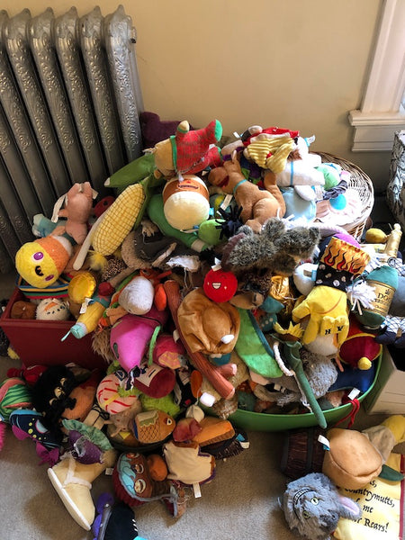 Decluttering dog toy
