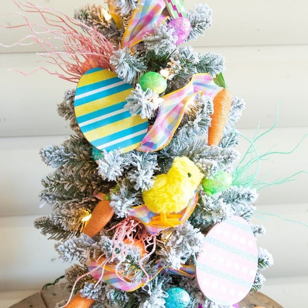 Check out this Dollar Tree Easter tree idea for a fun way to keep your tree up a bit longer, and decorate for Easter