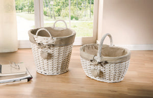 Filling Baskets, Storage Basket, In Unique Beautifully Woven Style, Gift Baskets, “Love Heart" Pendant, Fruits Basket, Decorative Storage Basket, Decoration