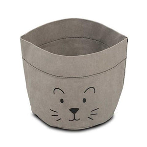 Basket Paper Little Lion Grey
