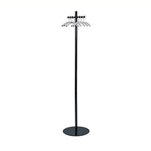 Load image into Gallery viewer, Storage safco products 4192nc nail head costumer coat rack tree black silver