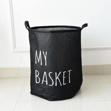Load image into Gallery viewer, Cotton Linen Fabric Foldable Laundry Washing Laundry Hamper Bag Clothe Basket Storage Bin