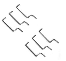Load image into Gallery viewer, Explore guard 6 piece heavy duty ladder hooks strong and durable rubber coated screw in hook for garage storage wall mount ceiling ladder hook set grey