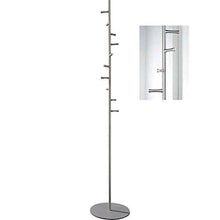 Load image into Gallery viewer, Amazon psba rotating coat rack stand hanger towel holder 10 hooks stainless steel matte