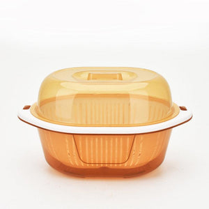Kitchen Plastic Drain Basket Washing Basket Multi-function Storage Basket