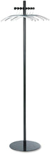 Load image into Gallery viewer, Storage organizer safco products 4192nc nail head costumer coat rack tree black silver