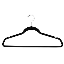 Load image into Gallery viewer, Buy now topgalaxy z velvet suit hangers 20 pack closet clothes hangers non slip hangers for coat hanger pants hangers dorm hangers black
