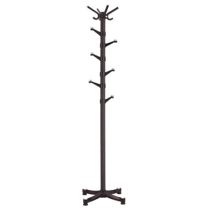 Discover the best songmics coat rack purse rack hall tree with 14 rotating plastic hooks espresso urcr19z