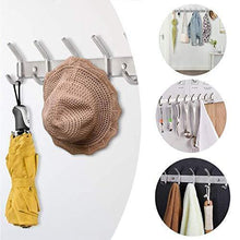Load image into Gallery viewer, Purchase dosens coat hook rack wall mount sus 304 stainless steel hanger clothes hat holder 10 hooks 2 pack