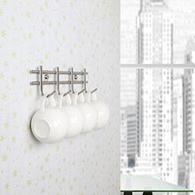 Load image into Gallery viewer, Shop here urevised wall mounted coat rack hooks heavy duty wall hooks rack robe hooks metal decorative hook rail for bathroom kitchen office entryway hallway closet hooks brushed finish