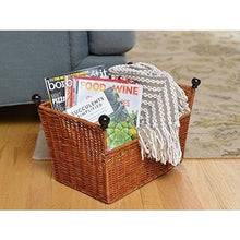 Load image into Gallery viewer, Decorative Floor Wicker Storage Basket
