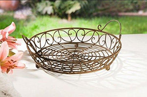 13 In Pie Carrier - Decorative Metal Pie Carrier - Kitchen Storage Basket Product Sku: Hd229470