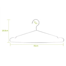Load image into Gallery viewer, Save jetdio 17 7 stainless steel strong metal wire hangers clothes hangers coat hanger standard suit hangers everyday use hangers 30 pack