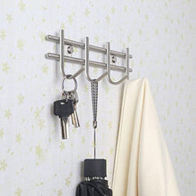 Load image into Gallery viewer, Shop for urevised wall mounted coat rack hooks heavy duty wall hooks rack robe hooks metal decorative hook rail for bathroom kitchen office entryway hallway closet hooks brushed finish