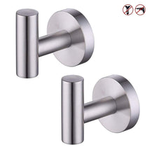 Load image into Gallery viewer, Purchase kes bathroom lavatory wall mount single coat and robe hook brushed sus304 stainless steel 2 pack a2164 2 p2