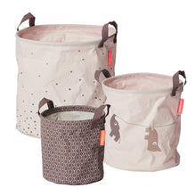 Load image into Gallery viewer, Done by Deer Soft Toy Storage Baskets 3pc