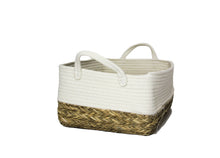 Load image into Gallery viewer, Cotton Rope Straw Basket