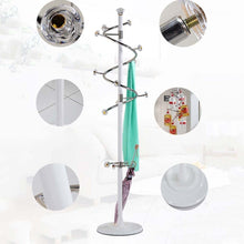 Load image into Gallery viewer, Order now ajzgfcoatrack metal stainless steel bedroom coat rack floor assembly stylish and creative rotating indoor living room hangers hatstand style h