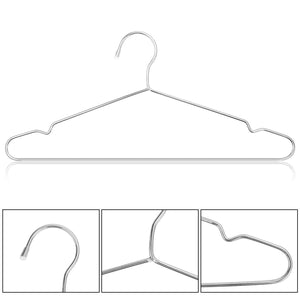 Top origa 20 pack stainless steel strong metal wire hangers 16 5 inch coat hanger standard suit hangers clothes hanger