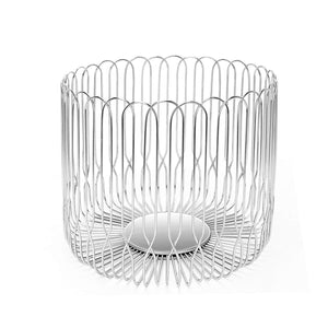 Fruit Basket Bowl Stainless Steel Large Wire Fruit Storage Basket with Bread for kitchen Counter LANEJOY
