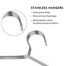 Load image into Gallery viewer, Related oika hangers 40 pack coat hangers clothes hangers stainless steel strong metal standard hanger 16 5 inch