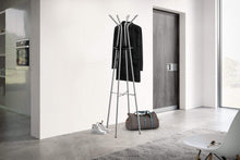 Load image into Gallery viewer, Cheap zack stainless steel teros matt finished coat stand 21 26 x 68 90 silver metallic