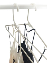 Load image into Gallery viewer, Kitchen white plastic clothes hangers the best choice everyday standard suit clothe hanger target set bulk beauty closet room pack adult clothing drying rack dress form shirt coat hangers with j hooks