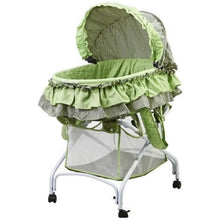 Load image into Gallery viewer, Dream On Me 2 in 1 Bassinet to Cradle in Green - 440G