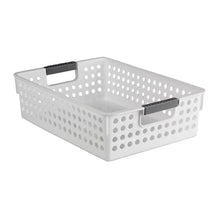 Load image into Gallery viewer, White Plastic Storage Basket