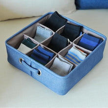 Load image into Gallery viewer, Linen Storage Basket Household Items Underwear Storage Box