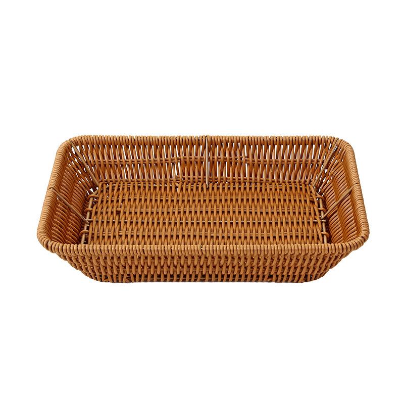 Storage Basket Rattan Handwork Bread Basket Food Fruit Proofing Proving Baskets