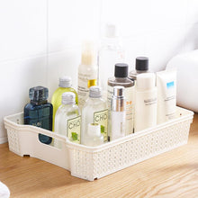 Load image into Gallery viewer, Plastic Basket Rectangle Storage Basket Desktop Storage Basket