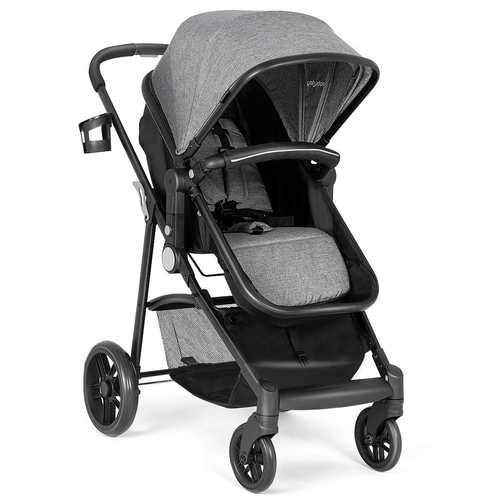2 in 1 Foldable Pushchair Newborn Infant Baby Stroller