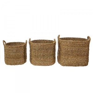 Beatriz Seagrass Storage Baskets - Laundry, Bathroom & Kitchen Supplies