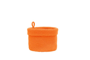 Mode Crochet 6X6 Basket W/Loop, Oyster
