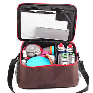 Outdoor Camping Hiking Lunch Basket  Picnic Bags Portable Picnic Bag Food Storage Basket Handbags