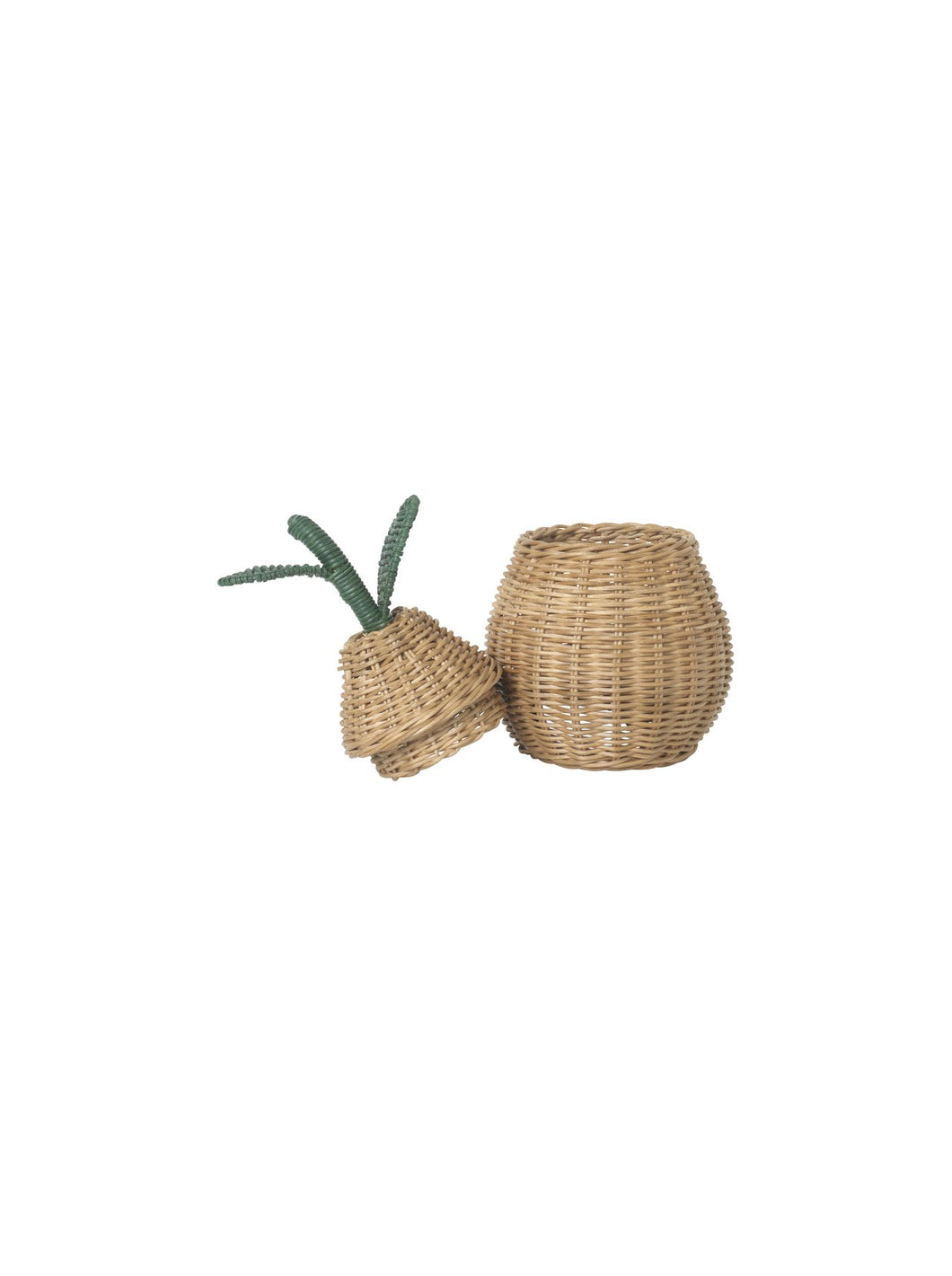 Small Pear Braided Storage Basket by ferm Living Kids