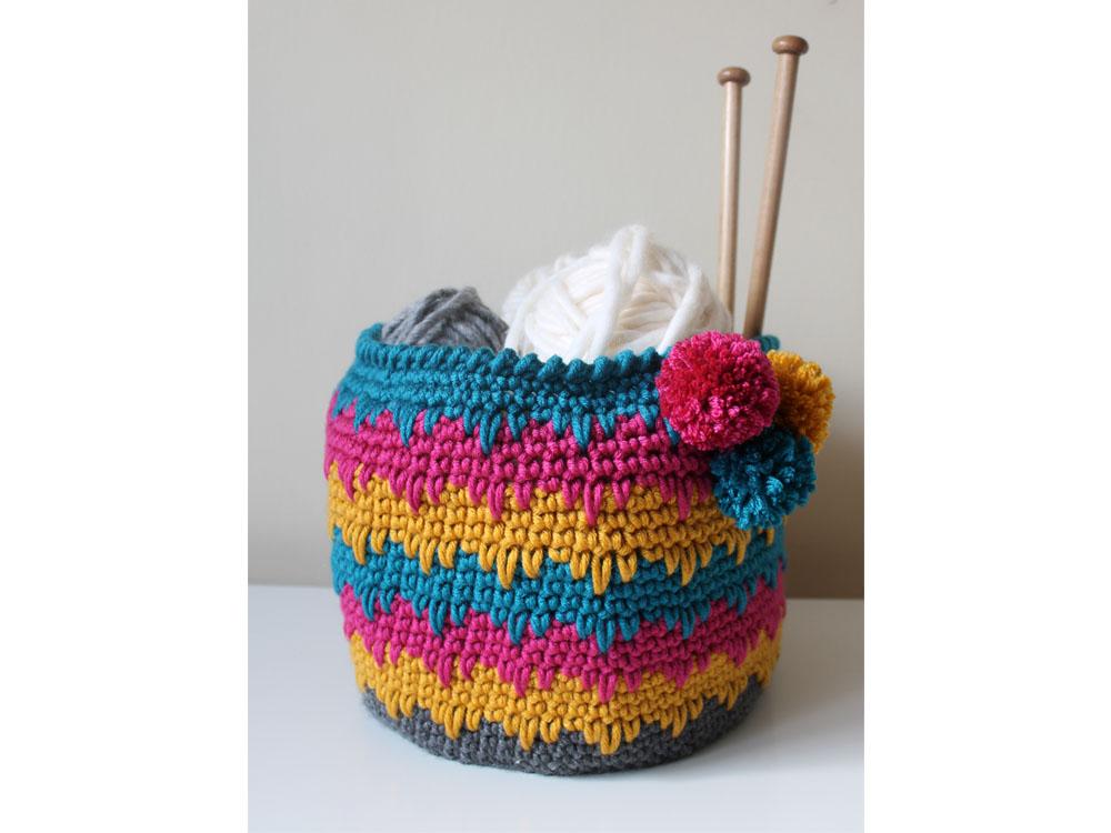 Boho Basket in Deramores Studio Chunky by Annaboo's House - Yarn and Pattern