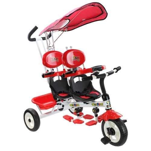 4 In 1 Twins Kids Baby Stroller Safety Double Rotatable Seat
