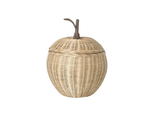 Ferm Living Apple Braided Storage Basket Large - scandibornusa