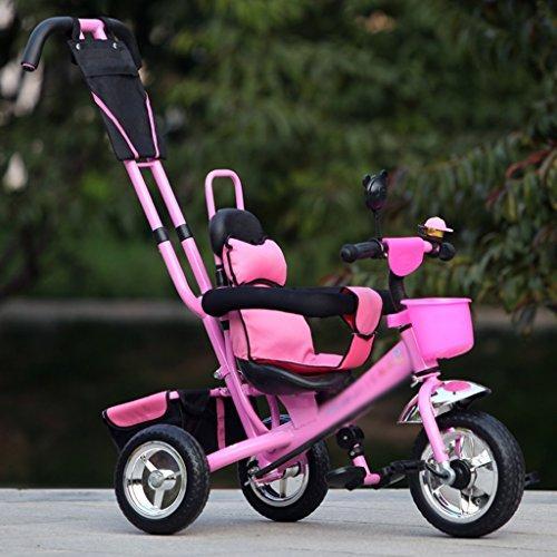 &Baby Pushchair Baby Tricycle, Convertible Pedal Trike Push Bike Easy Steer Tricycle Stroller Toy Car (Color : #-2)