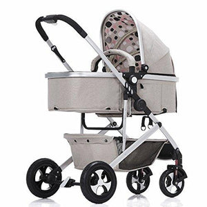 &Baby Stroller Baby Carriage Ultralight Baby Stroller Folding Baby Carriage Baby cart Can sit and Lie (Color : 4#.)