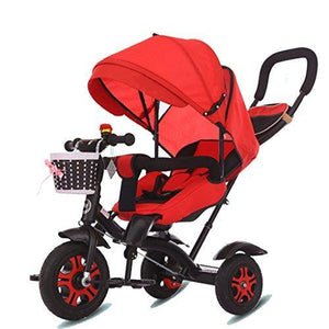 &Baby Stroller Children Tricycle Baby Kids Ride On 3 wheels Safe Smart Design Foam Wheel (Color : 2#)