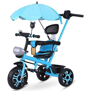&Baby Stroller Children's Tricycle Bicycle 1-3 Years Old Children's Trolley Titanium Empty Wheel (Color : 1#)