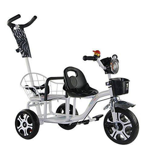 &Baby Stroller Push Bike Twins Two-tire Chair Can Sit and Lie Folding Car Twin Stroller (Size : 1#)