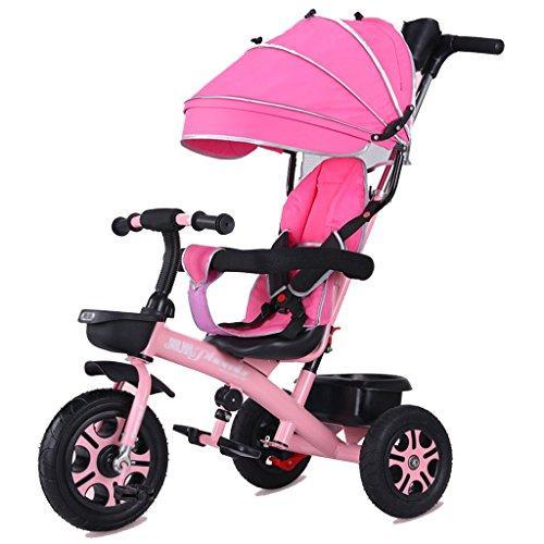 &Baby Stroller Stroll Trike Children's Tricycle Bicycle 1-3-5-2-6 Years Old Titanium Empty Wheel (Color : 2#)