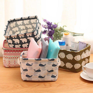Cloth Storage Basket Foldable Must-have Makeup Box Organizer Storagebag