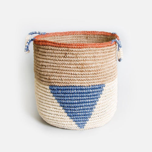 Blue Anchor Storage Basket