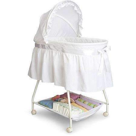 delta children's products Delta Children'S Products Sweet Beginnings Bassinet, White (White) – Paltux