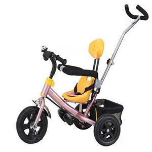 &Folding cart Baby Trike,All-Terrain Stroll Trike Ride On Perfect Fit 4-in-1 Trike (Color : A)